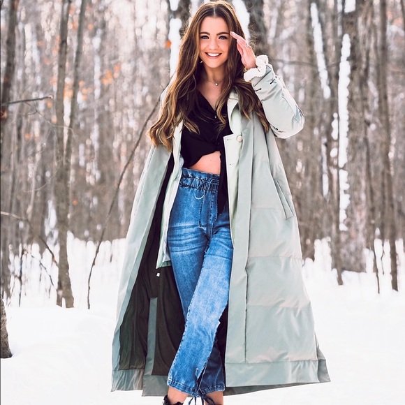 Jacket “my mum made it” light green 💚🤍 - Picture 1 of 2